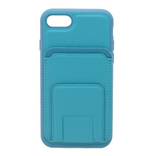  Maska za telefon LEATHER MAGSAFE WALLET za Iphone 8, Svetloplava Cene