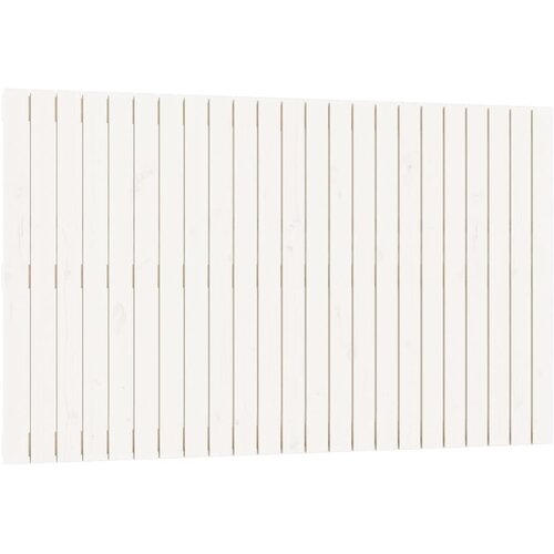 Maison Chic stensko posteljno vzglavje - vzglavna omarica - nočna omarica belo 147x3x90 cm trdna borovina, (21706967) Cene