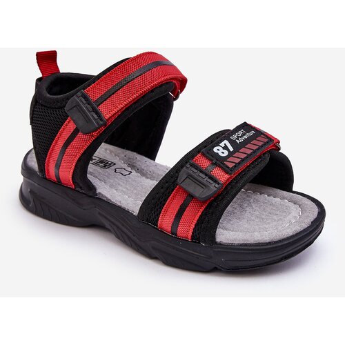 Kesi children's velcro sandals light red brando Slike