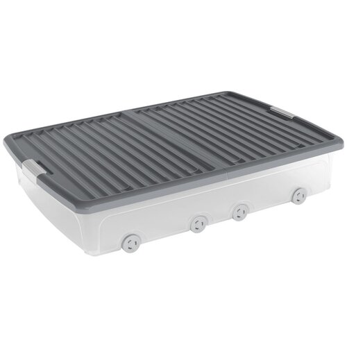 Kis Plastična škatla za pod posteljo s pokrovom 79x58x16,5 cm W box underbed XL – Cene