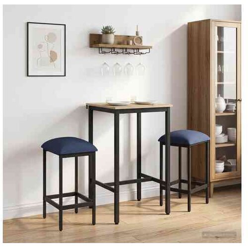 vidaXL Barska stolica 2 kom. Plava 40 x 32 x 74 cm Konstruirano drvo - Plava 2 40 x 32 x 74 cm Cene