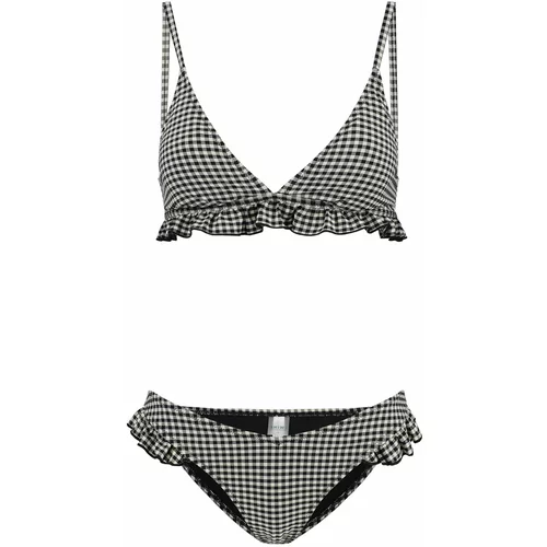 Shiwi Bikini 'ROMY' siva / črna / bela