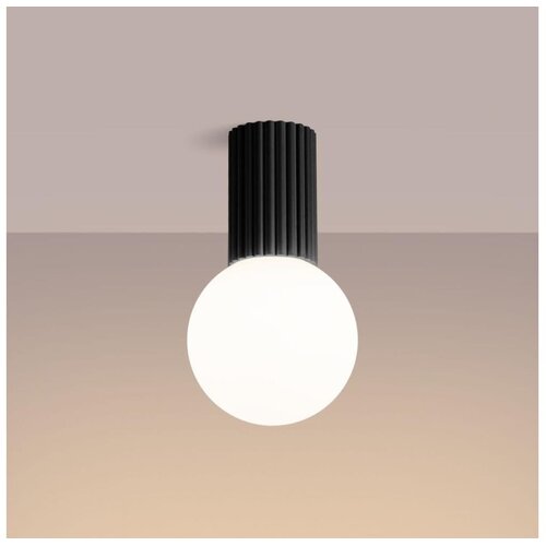 Sollux Stropna svetilka HALO črna IP44, (5000352200) Cene