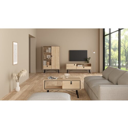 Tvilum TV omarica v hrastovem dekorju v naravni barvi 150x60x40 cm Ry &amp;ndash; Slike