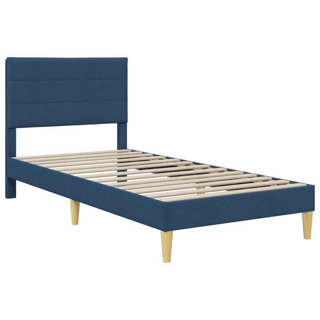  Okvir za krevet Plava 80 x 200 cm Poliester - Plava 80 x 200 cm Slike