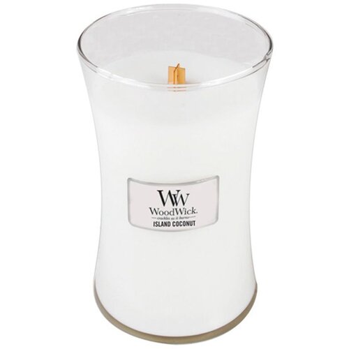 WoodWick Mirisna Svijeća Island Coconut s Drvenim Fitiljem 609,5 g Cijene