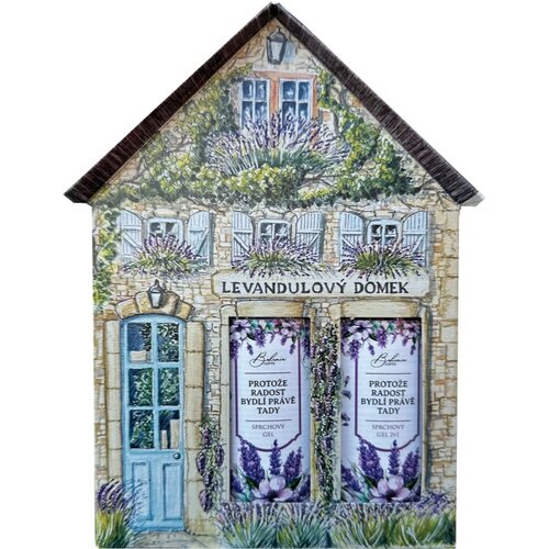 Bohemia Gifts &amp;amp; Cosmetics Little House of Lavender darilni set s sivko Slike