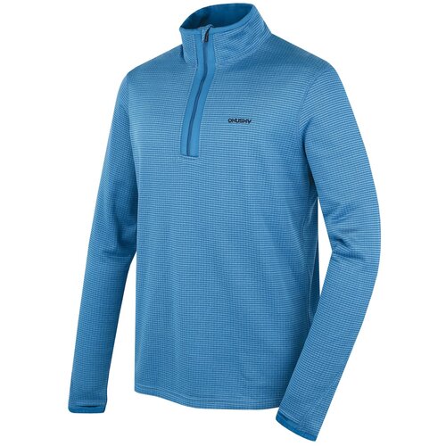 Husky Men's sweatshirt with turtleneck Artic M blue Slike