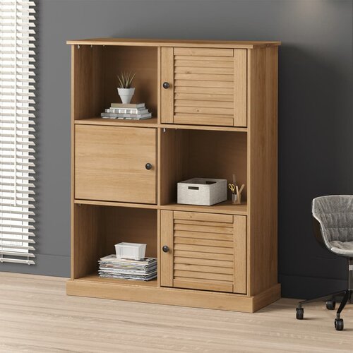  Regal za knjige VIGO 90 x 35 x 114,5 cm od masivne borovine Cene