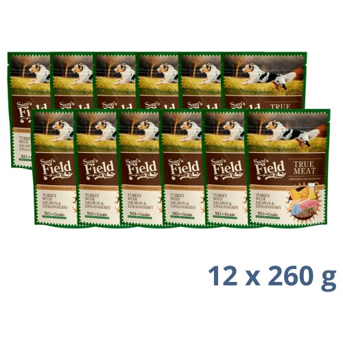 Sam's Field true meat ćuretina sa lososom i brusnicom - 3.1 kg Cene