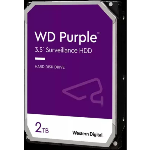 HDD AV WD Purple 3.5” 2TB 256MB 5400 RPM SATA 6 Gb/s