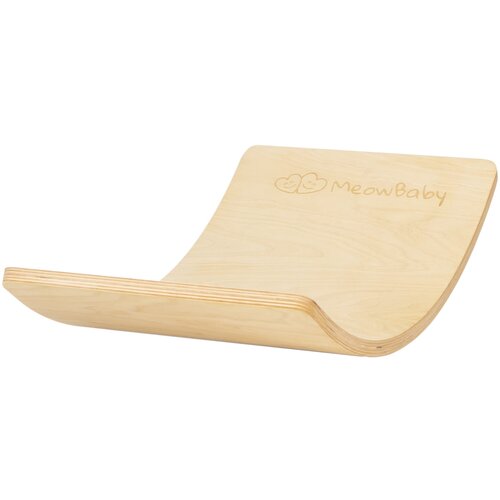 MeowBaby Drsna ravnotežna deska za otroke ® 64x30 cm Montessori ravnotežna deska, (20734415) Cene
