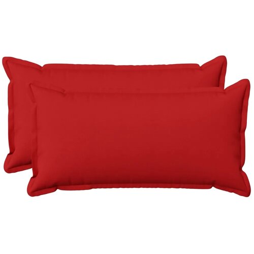  Jastuk s jastukom HOUTEN 2 kom. Crvena Umjetni lan - Crvena 40 x 80 cm 2 Cijene