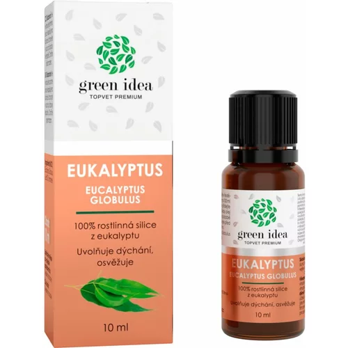 Green Idea Topvet Premium Eukalyptus 100% eterično ulje za normalnu funkciju dišnog sustava 10 ml