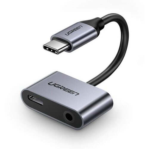 Ugreen USB-C na 3.5mm + USB-C hub adapter Slike