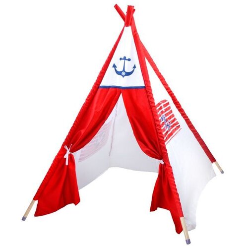 Tipi indijanski &scaron;ator - crveno-bijeli sa sidrom Cijene