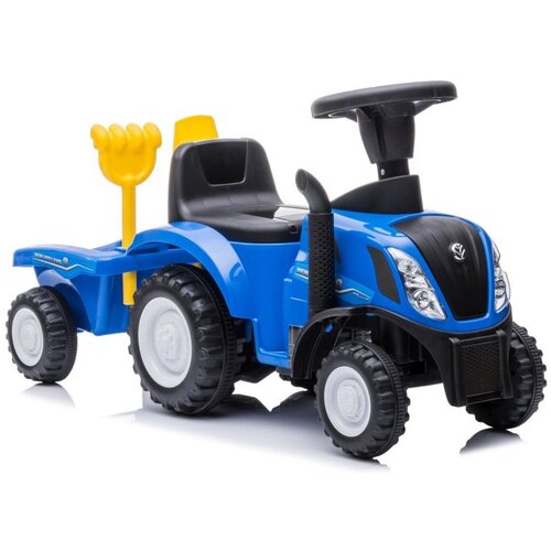  Dječja guralica traktor s prikolicom 658T - plava Slike