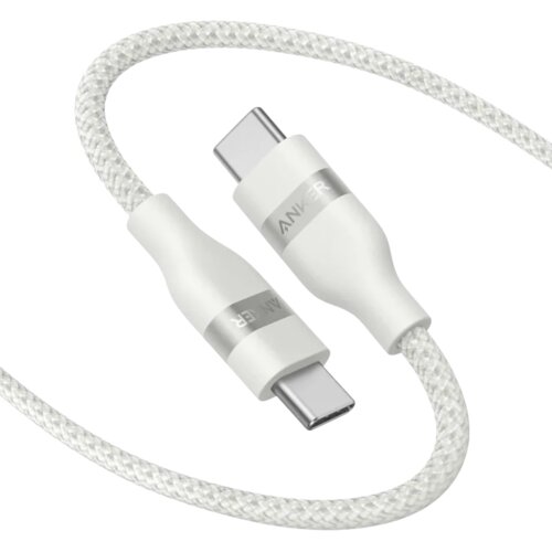 Anker Zolo ojačani kabl USB-C na USB-C 240W, 0.9m, Beli Slike