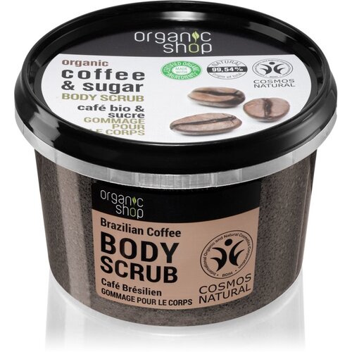 Organic Shop Organic Coffee & Sugar kavin piling za telo 250 ml Cene