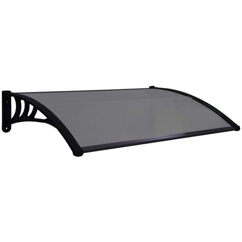  Nadstre&amp;scaron;nica za vrata crna 120 x 80 cm PC Slike