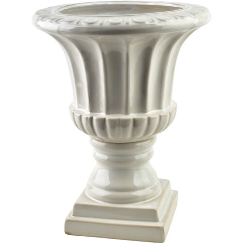 Mondex vaza keramika Evam White 28,5x28,5x37 cm bela 1 kos, (5000320141) Cene