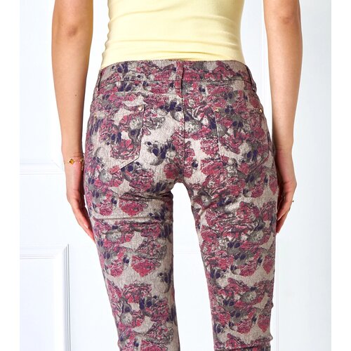 Gemre Navy pants adorned with Uranio flowers Slike