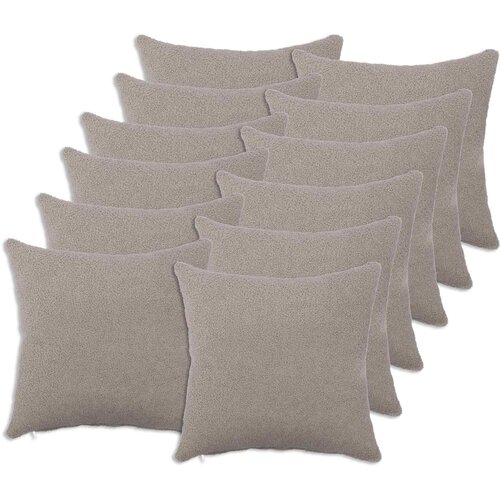  Presvlaka za jastuk 12 pcs HEERLEN Svjetlosiva 45 x 45 cm Cene
