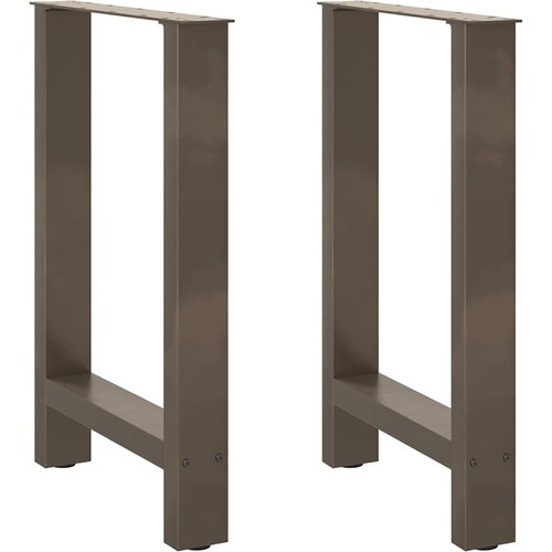 vidaXL Noge za blagovaonski stol Prirodni čelik 2 kom 60 x (72-73) cm Čelik Cijene