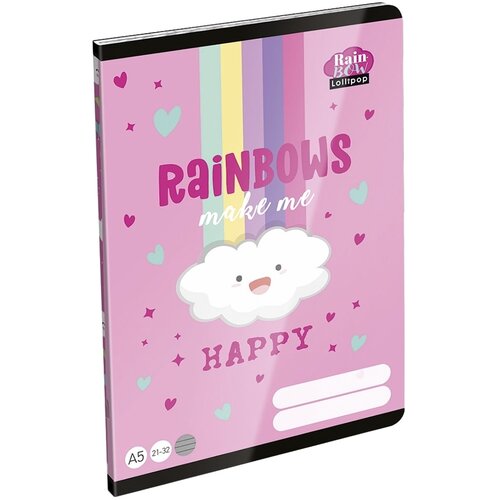 ICO Lizzysuli Lollipop Rainbow sveska s linijama za 4. razred A5 21-32 Cijene