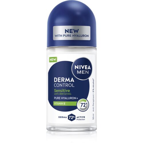 Nivea MEN Derma Control Sensitive roll-on antiperspirant za osjetljivu kožu 50 ml Cijene