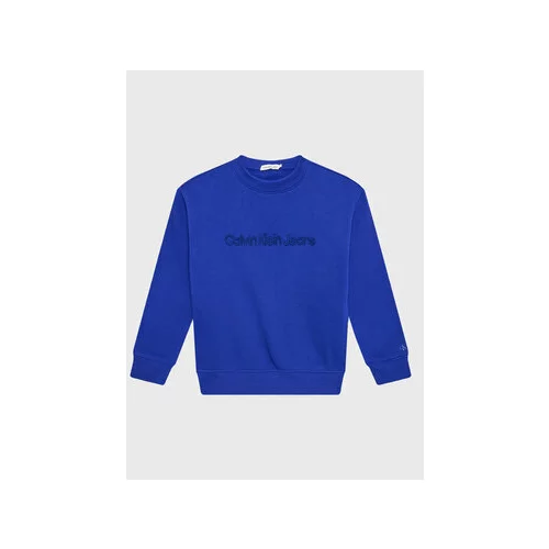 Calvin Klein Jeans Jopa Embroidery Logo IB0IB01562 Mornarsko modra Regular Fit