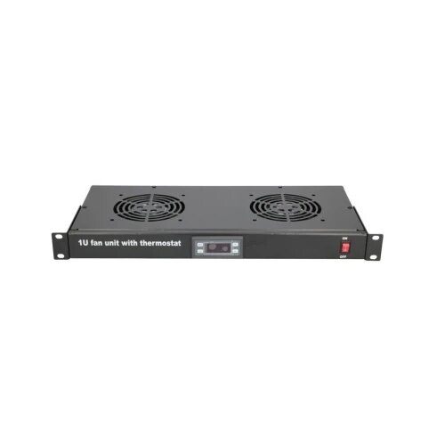 MAXPRO LINE ventilacioni panel-polica, dva ventilatora i termostat, 1U Cene