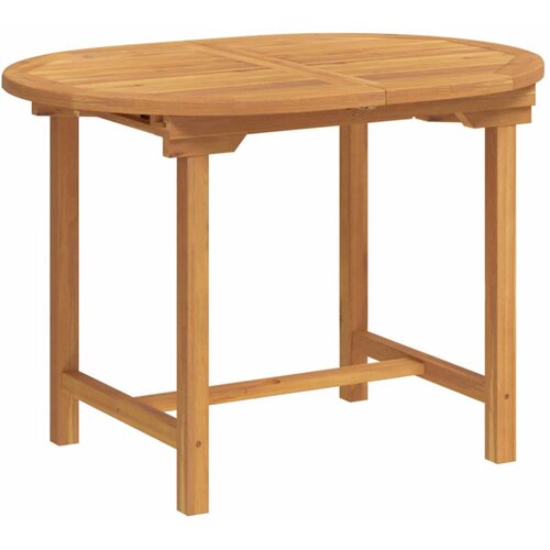  Vrtni set za objed 7 pcs Smeđa Čvrsto teak drvo Slike