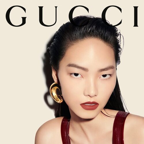 Gucci Beauty Rouge &amp;agrave; L&amp;egrave;vres Matte Lipstick matirajući ruž za usne nijansa 601 Virginia Fleur de Lis 3.5 g Slike