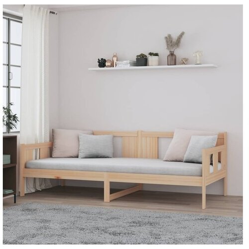  Dnevni ležaj od masivne borovine 90 x 200 cm Cene