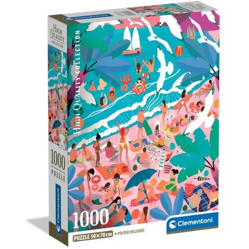 Clementoni V nedeljo na plaži HQC 1000-delna sestavljanka - Cene