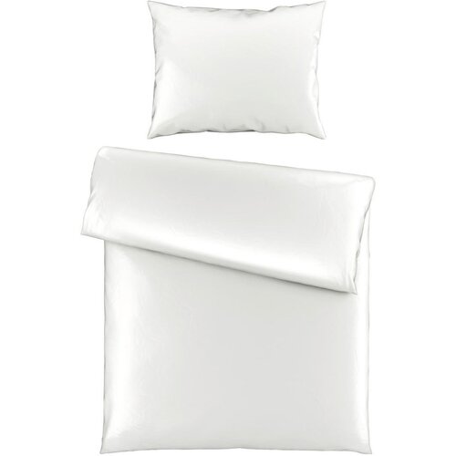 Novel posteljnina uni satin 140/200 cm saten ekru Cene