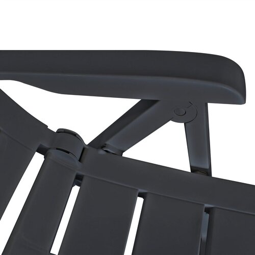  3-dijelni bistro set od plastike antracit Slike
