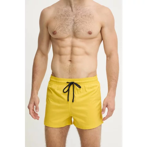 Vilebrequin Kopalne kratke hlače MAN rumena barva, MANH9E00