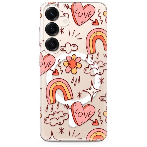  maska silikonska print magsafe za samsung S931B galaxy S25 5G/ love Slike