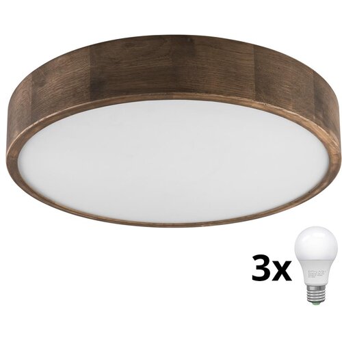  Brilagi - LED plafonsko svetlo CARVALHO 3xE27/60W/230V, hrast/orah, prečnik 47 cm Cene