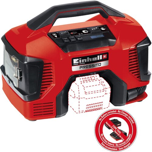 Einhell akumulatorski hibridni kompresor pressito power x-change te-ac 18/11 liac - solo Slike