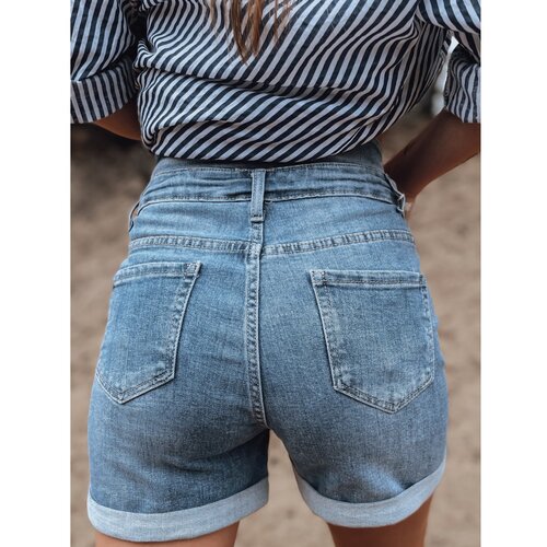 DStreet Women&amp;#039;s denim shorts RISA blue SY0243 Slike