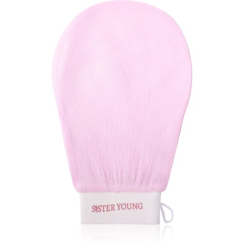 Sister Young NOVA Exfoliating Glove rokavica za piling za telo Pink 1 caps. Slike