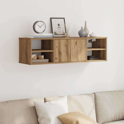 vidaXL Zidni ormarić Artisan hrast 101x30x29 cm izrađeno drvo Cijene
