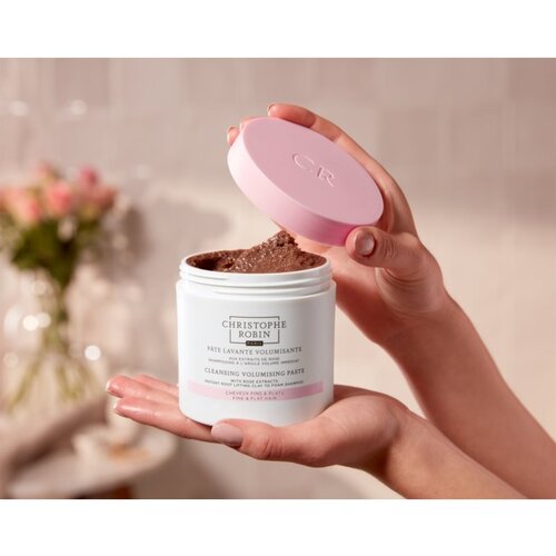 Christophe Robin Cleansing Volumizing Paste with Rose Extract eksfolijacijski &amp;scaron;ampon za volumen kose 250 ml Slike