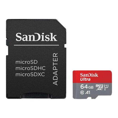 Sandisk memorijska kartica ultra microSD 64GB + adapter ( 0001289169 ) Slike