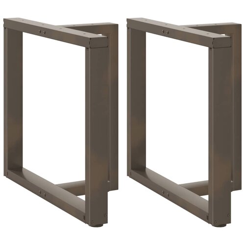 vidaXL Noge jedilne mize v obliki črke T 2 kosa 70x35x(72-73) cm jeklo Cene