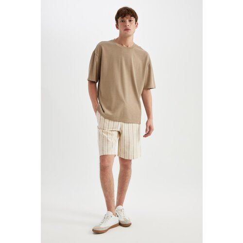 Defacto regular Fit Linen Look Bermuda Shorts Slike