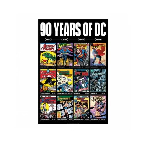 Fanattik DC Comics 90 Years Of DC Art Print Cene